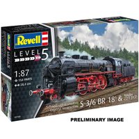 Model Set - Schnellzuglokomotive S3/6 BR18 mit Tender Model Set - Schnellzuglokomotive S3/6 BR18 mit Tender von Revell