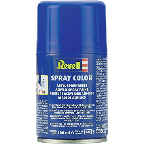 Revell 34125 Spraydose leuchtorange, matt Spray Color, Farben in der praktischen 100-ml-Sprühdose von Revell