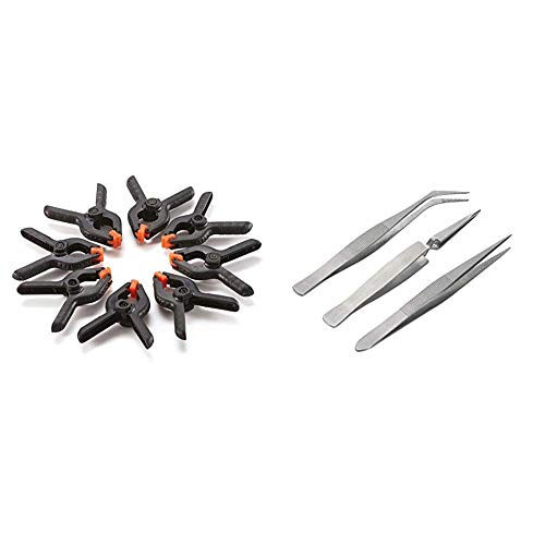 Revell 39070 14 Modellbau Spannzwingen-Set, 8-teilig & 39063 - Zubehör, 3-er Pinzetten-Set Revell 39070 14 Modellbau Spannzwingen-Set, 8-teilig & 39063 - Zubehör, 3-er Pinzetten-Set von Revell