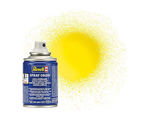 Revell Revell_34112 34112 Spraydose gelb, glänzend Spray Color, Farben in der praktischen 100-ml-Sprühdose von Revell