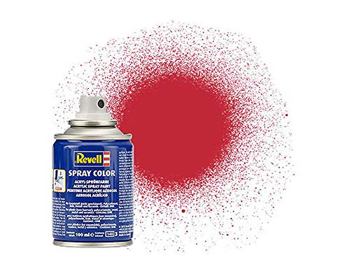 Revell Revell_34136 34136 Spraydose karminrot, matt Spray Color, Farben in der praktischen 100-ml-Sprühdose von Revell