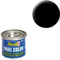 Schwarz (seidenmatt) - Email Color - 14ml von Revell