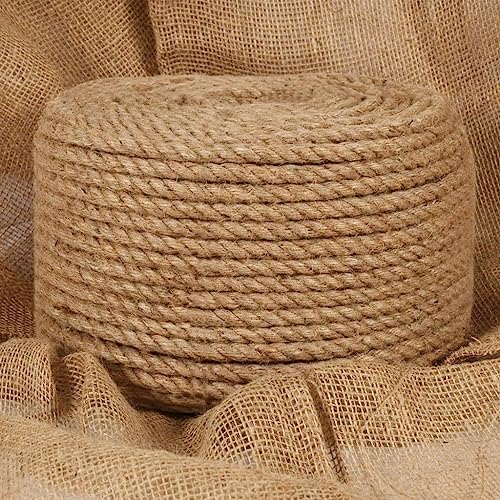 Revera Juteseil, 50 m lang, 12 mm dick, Beige, Dekoration, Handwerk, Gartenarbeit Revera Juteseil, 50 m lang, 12 mm dick, Beige, Dekoration, Handwerk, Gartenarbeit von Revera