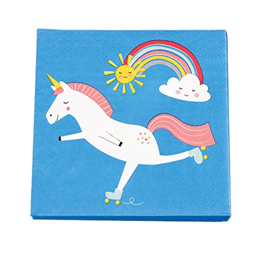 Papierservietten Kinderservietten Servietten mit Einhorn Motiv 20 Stück blau Papierservietten Kinderservietten Servietten mit Einhorn Motiv 20 Stück blau von Rex London