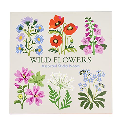 Rex London Wildblumen-Notizen, selbstklebend, 1,0 Stück, 360 verschiedene Größen, mehrfarbig, 16 x 16 cm, rechteckig Rex London Wildblumen-Notizen, selbstklebend, 1,0 Stück, 360 verschiedene Größen, mehrfarbig, 16 x 16 cm, rechteckig von Rex London