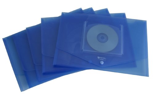 REXEL Dokumententasche mit CD-Fach ICE/2101665 A4 transparent blau PP Inh.5 von Rexel