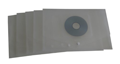 REXEL Dokumententasche mit CD-Fach ICE/2101666 A4 transparent klar PP Inh.5 von Rexel