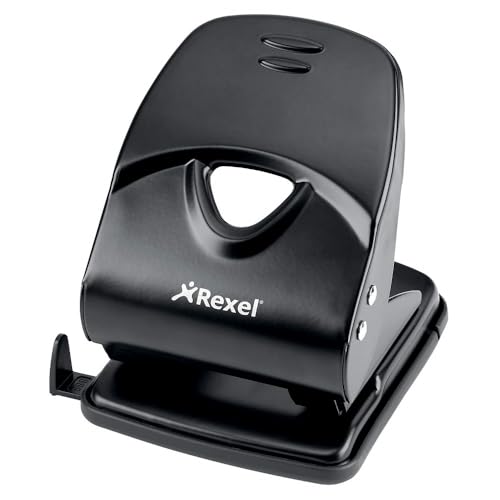 Rexel 2100767 Zweifachlocher aus Metall Robuste, 30 Blatt, schwarz Rexel 2100767 Zweifachlocher aus Metall Robuste, 30 Blatt, schwarz von Rexel
