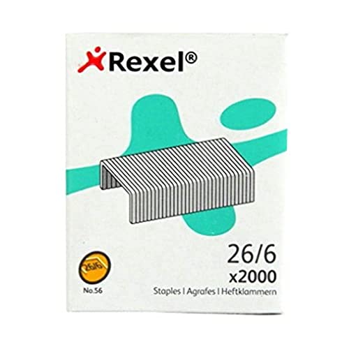 Rexel 2101215 Heftklammern Nr. 56 in Blisterpackung 2000 Stück , von Rexel