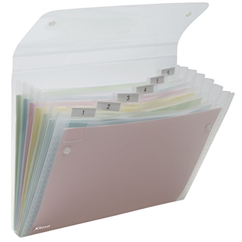 Rexel 2102033 Fächertasche ICE, blanko, 6 Fächer, 1 Stück, klar Rexel 2102033 Fächertasche ICE, blanko, 6 Fächer, 1 Stück, klar von Rexel