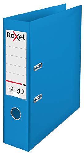 Rexel 2115503 Aktenordner, A4, Polypropylen, Blau von Rexel