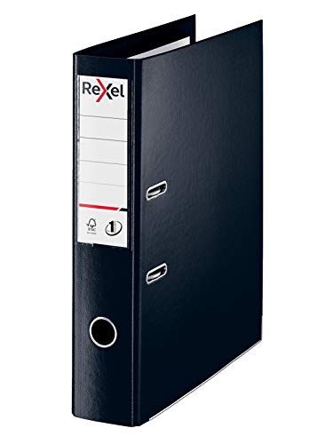 Rexel 2115511 Aktenordner, Foolscap, Polypropylen, Schwarz von Rexel