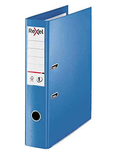 Rexel 2115512 Aktenordner, Foolscap, Polypropylen, Blau von Rexel