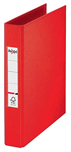 Rexel 2115560 Ringbuch, A5, 25 mm, Rot von Rexel