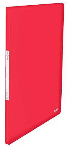 Rexel 2115658 Sichtbuch, A4, durchscheinend, Rot von Rexel