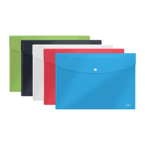 Rexel 2115673 Dokumentenmappe, A5, Druckknopf, Farbe kann variieren Rexel 2115673 Dokumentenmappe, A5, Druckknopf, Farbe kann variieren von Rexel