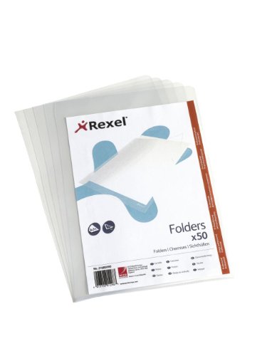 Rexel 21685090 Sichthülle, A4, PP, 150 µ, 50 Stück, farblos von Rexel