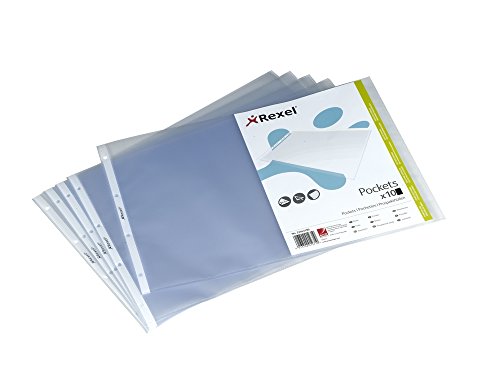 Rexel 22370490 Prospekthülle Standard, Standardlochung, A3 quer, PP-Folie, leicht genarbt, 10 Stück Rexel 22370490 Prospekthülle Standard, Standardlochung, A3 quer, PP-Folie, leicht genarbt, 10 Stück von Rexel