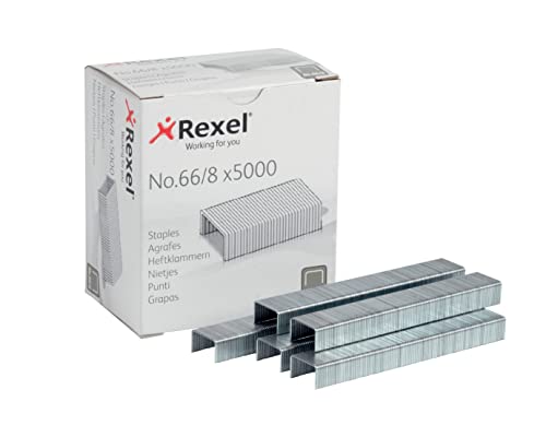 Rexel 66 Heftklammern (8 mm) 5000 Stück von Rexel