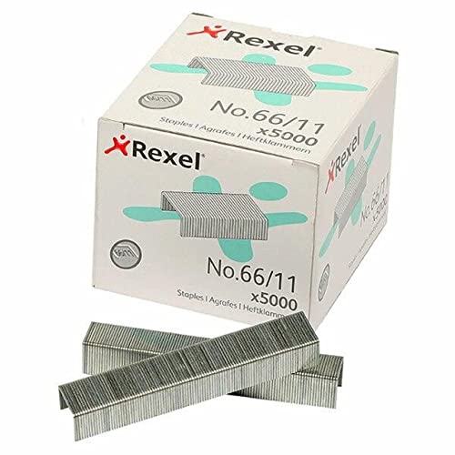 Rexel 66 Heftklammern 11 mm 5000 Stück von Rexel