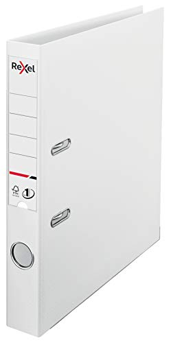 Rexel Choices, 2115510 Aktenordner, A4, Rücken 50 mm, 350 Blatt, Kunststoffdeckel, Aktenordner, weiß Rexel Choices, 2115510 Aktenordner, A4, Rücken 50 mm, 350 Blatt, Kunststoffdeckel, Aktenordner, weiß von Rexel