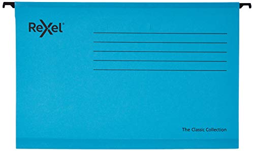 Rexel Classic Hängemappen Foolscap, blau, 25 Stück, 2115590 Rexel Classic Hängemappen Foolscap, blau, 25 Stück, 2115590 von Rexel
