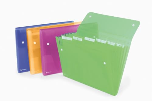 Rexel ICE Fächermappe A4, 10er Pack, 13 Fächer, Verschiedene Farben, 2102034 Rexel ICE Fächermappe A4, 10er Pack, 13 Fächer, Verschiedene Farben, 2102034 von Rexel