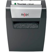 Rexel Momentum X406 Aktenvernichter mit Partikelschnitt P-4, 4 x 28 mm, bis 6 Blatt, schwarz von Rexel