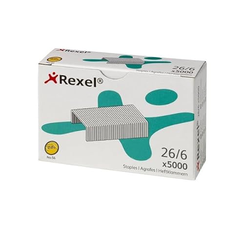 Rexel Nr. 56 Heftklammern, 6 mm, 06025, 5000 Stück Rexel Nr. 56 Heftklammern, 6 mm, 06025, 5000 Stück von Rexel