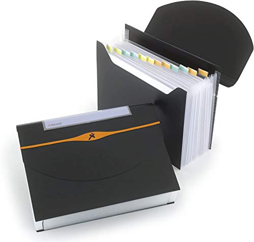 Rexel Optima Fächermappe Polypropylen 13-teilig Kapazität 500 Blatt A4 schwarz Rexel Optima Fächermappe Polypropylen 13-teilig Kapazität 500 Blatt A4 schwarz von Rexel