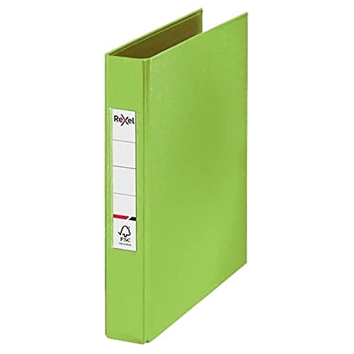 Rexel Ringbuch A5, grün, 25 mm, 2 O-Ring-Durchmesser, Wahl 2115561 Rexel Ringbuch A5, grün, 25 mm, 2 O-Ring-Durchmesser, Wahl 2115561 von Rexel