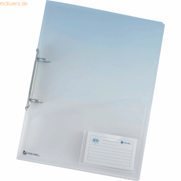 Rexel Ringbuch Ice A4 PP 2 Ringe 25mm transparent von Rexel