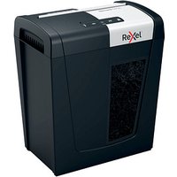 Rexel Secure MC6 Aktenvernichter mit Partikelschnitt P-5, 2 x 15 mm, bis 6 Blatt, schwarz von Rexel