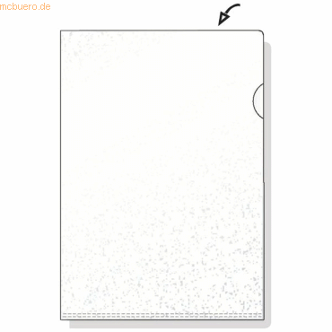 10 x Rexel Sichthülle Standard A5 PP genarbt VE=50 Stück farblos von Rexel
