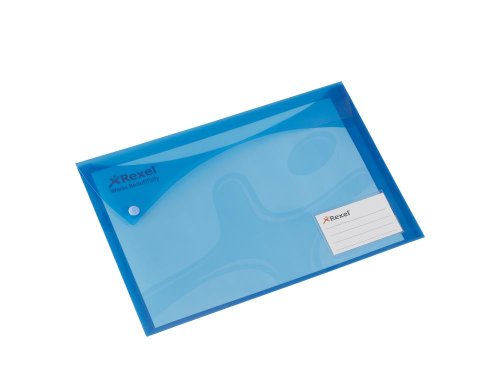 Rexel Xtra Dokumentenmappe Querformat Einstecktasche hinten und Visitenkartentasche A4 5 Stück blau Rexel Xtra Dokumentenmappe Querformat Einstecktasche hinten und Visitenkartentasche A4 5 Stück blau von Rexel