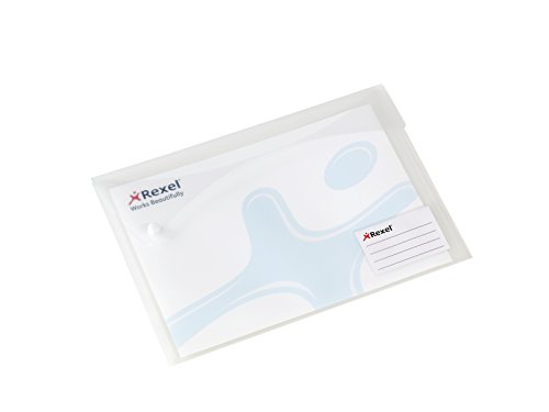 Rexel Xtra Dokumentenmappe Querformat Einstecktasche hinten und Visitenkartentasche A4 5 Stück weiß Rexel Xtra Dokumentenmappe Querformat Einstecktasche hinten und Visitenkartentasche A4 5 Stück weiß von Rexel