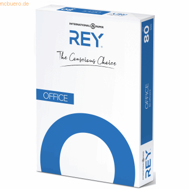 Rey Kopierpapier Rey Office A3 80g/qm weiß VE=500 Blatt von Rey