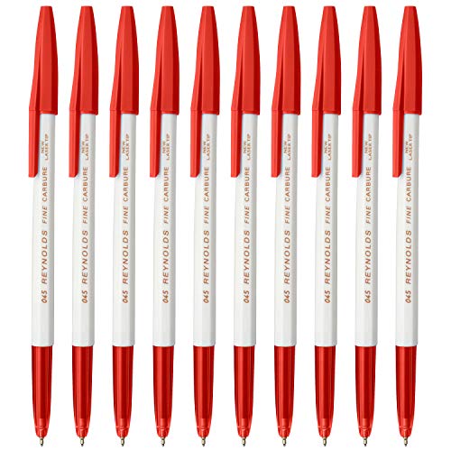 Reynolds 045 Kugelschreiber, rot, 10 Stück Reynolds 045 Kugelschreiber, rot, 10 Stück von Reynolds