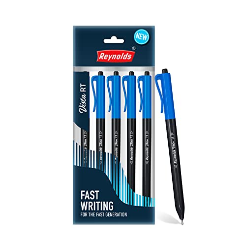 Reynolds VISTA 5 CT BLUE I leichter Kugelschreiber mit komfortablem Griff für extra glattes Schreiben I Schule und Büro Schreibwaren | 0,7 mm Spitzengröße Reynolds VISTA 5 CT BLUE I leichter Kugelschreiber mit komfortablem Griff für extra glattes Schreiben I Schule und Büro Schreibwaren | 0,7 mm Spitzengröße von Reynolds