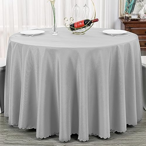 Reyox Tischdecke Polyester Tischwäsche Fleckschutz Abwaschbar Tischtuch für Home Hochzeit Party Dekoration Grau 200 x 200 cm Quadratisch Reyox Tischdecke Polyester Tischwäsche Fleckschutz Abwaschbar Tischtuch für Home Hochzeit Party Dekoration Grau 200 x 200 cm Quadratisch von Reyox