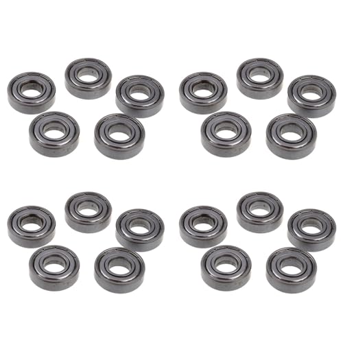 Rfeeuubft 20 Stueck 12mm x 28mm x 8mm 6001Z Shielded Radial-Rillenkugellager Rfeeuubft 20 Stueck 12mm x 28mm x 8mm 6001Z Shielded Radial-Rillenkugellager von Rfeeuubft