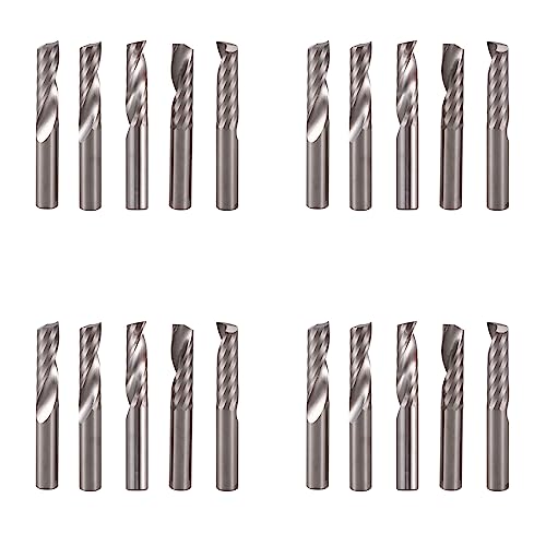 Rfeeuubft 20 Stücke 6 mm 1/4 Hartmetall Cnc Fräser Eine Einzelne Flöte Schaft Fräser Werkzeuge 22 mm Rfeeuubft 20 Stücke 6 mm 1/4 Hartmetall Cnc Fräser Eine Einzelne Flöte Schaft Fräser Werkzeuge 22 mm von Rfeeuubft