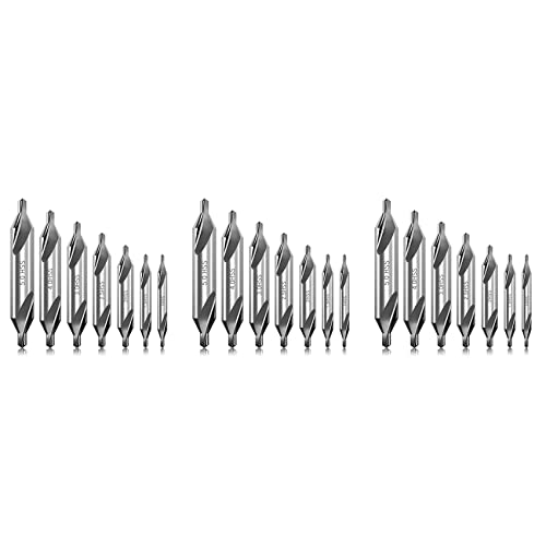 Rfeeuubft 21 Teiliges Zentrier Bohrer Set 60 Grad Zentrums Bohrer Set Senk Werkzeuge für Die Metall Bearbeitung Rfeeuubft 21 Teiliges Zentrier Bohrer Set 60 Grad Zentrums Bohrer Set Senk Werkzeuge für Die Metall Bearbeitung von Rfeeuubft