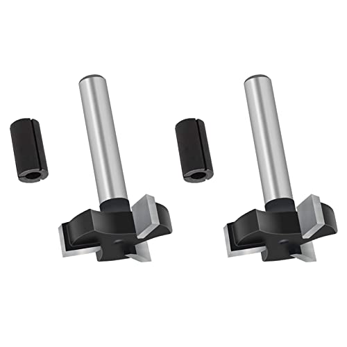 Rfeeuubft 2X CNC Spoilboard Oberflächen Fräser Bits, 1/4 Schaft 1 Schnitt Durchmesser, Platten Abflachung Fräser Bit Hobel Bohrer Rfeeuubft 2X CNC Spoilboard Oberflächen Fräser Bits, 1/4 Schaft 1 Schnitt Durchmesser, Platten Abflachung Fräser Bit Hobel Bohrer von Rfeeuubft