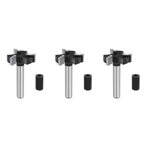 Rfeeuubft 3X CNC Spoilboard Oberflächen Fräser Bits, 1/4 Schaft 1 Schnitt Durchmesser, Platten Abflachung Fräser Bit Hobel Bohrer Rfeeuubft 3X CNC Spoilboard Oberflächen Fräser Bits, 1/4 Schaft 1 Schnitt Durchmesser, Platten Abflachung Fräser Bit Hobel Bohrer von Rfeeuubft