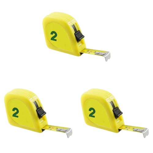Rfeeuubft 3X Gelb 2 Meters 6FT Waage Metall Kapselbandmass Messband Bandmass Messer Tape Rfeeuubft 3X Gelb 2 Meters 6FT Waage Metall Kapselbandmass Messband Bandmass Messer Tape von Rfeeuubft
