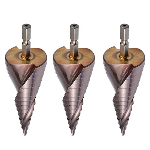 Rfeeuubft 3X M35 HSS Co Stufen Bohrer Bohrer 4-32 mm Edelstahl Metall Loch Säge Werkzeug Set Hex Rfeeuubft 3X M35 HSS Co Stufen Bohrer Bohrer 4-32 mm Edelstahl Metall Loch Säge Werkzeug Set Hex von Rfeeuubft