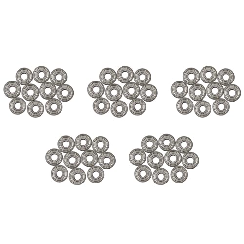 Rfeeuubft 50 Stück 607ZZ 19 X 7 X 6 mm Abgedichtete Einreihige Metallkugellager Rfeeuubft 50 Stück 607ZZ 19 X 7 X 6 mm Abgedichtete Einreihige Metallkugellager von Rfeeuubft