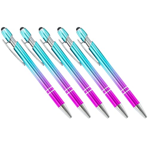 Rfeeuubft 50 Stück Gradient Metall Kugelschreiber Touchscreen Kugelschreiber zum Schreiben Schreibwaren Büro Schulbedarf A Rfeeuubft 50 Stück Gradient Metall Kugelschreiber Touchscreen Kugelschreiber zum Schreiben Schreibwaren Büro Schulbedarf A von Rfeeuubft