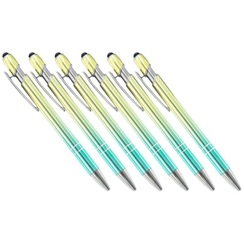 Rfeeuubft 50 Stück Gradient Metall Kugelschreiber Touchscreen Kugelschreiber zum Schreiben Schreibwaren Büro Schulbedarf C Rfeeuubft 50 Stück Gradient Metall Kugelschreiber Touchscreen Kugelschreiber zum Schreiben Schreibwaren Büro Schulbedarf C von Rfeeuubft